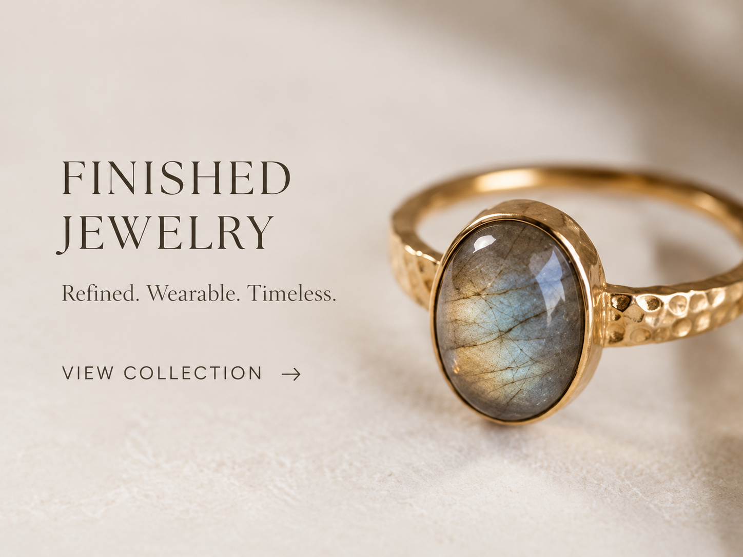 Finished Jewelry — refined, wearable, timeless