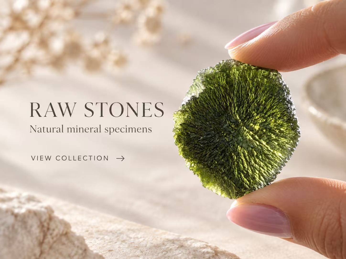 Raw Stones — natural mineral specimens